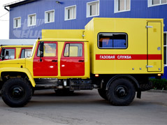 Семиместный фургон ГАЗ для газовых бригад